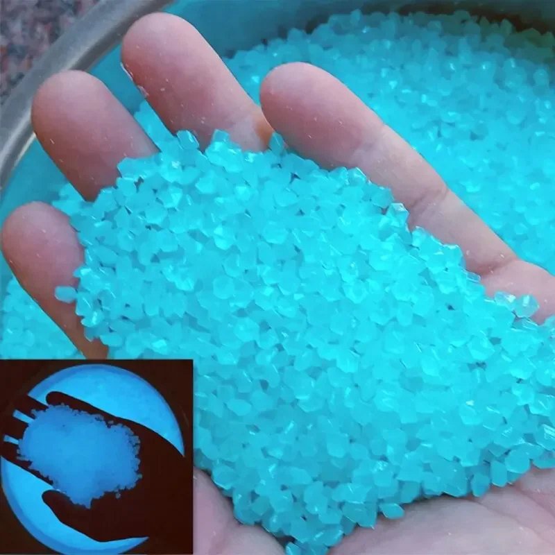 Aquarium Fish That Glow In The Dark - 1000pcs 3-5mm Luminous Sand Glow in