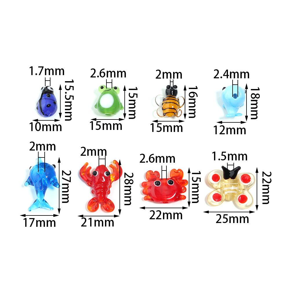 2Pcs Glass Pendant Marine Anim - Aquarium Fish Small review and price