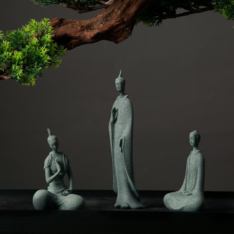 Mini Buddhist Monks Figurines  - Aquarium Fish Small review and price