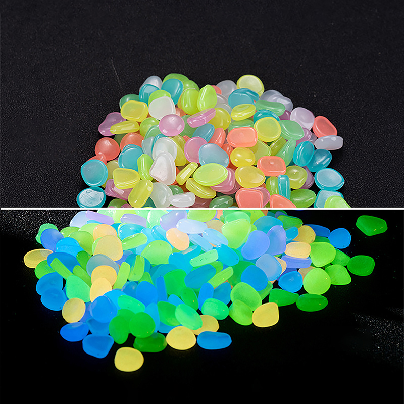 C 100pcs Garden Decor Luminous - Aquarium Fish That Glow In The Dark review and price