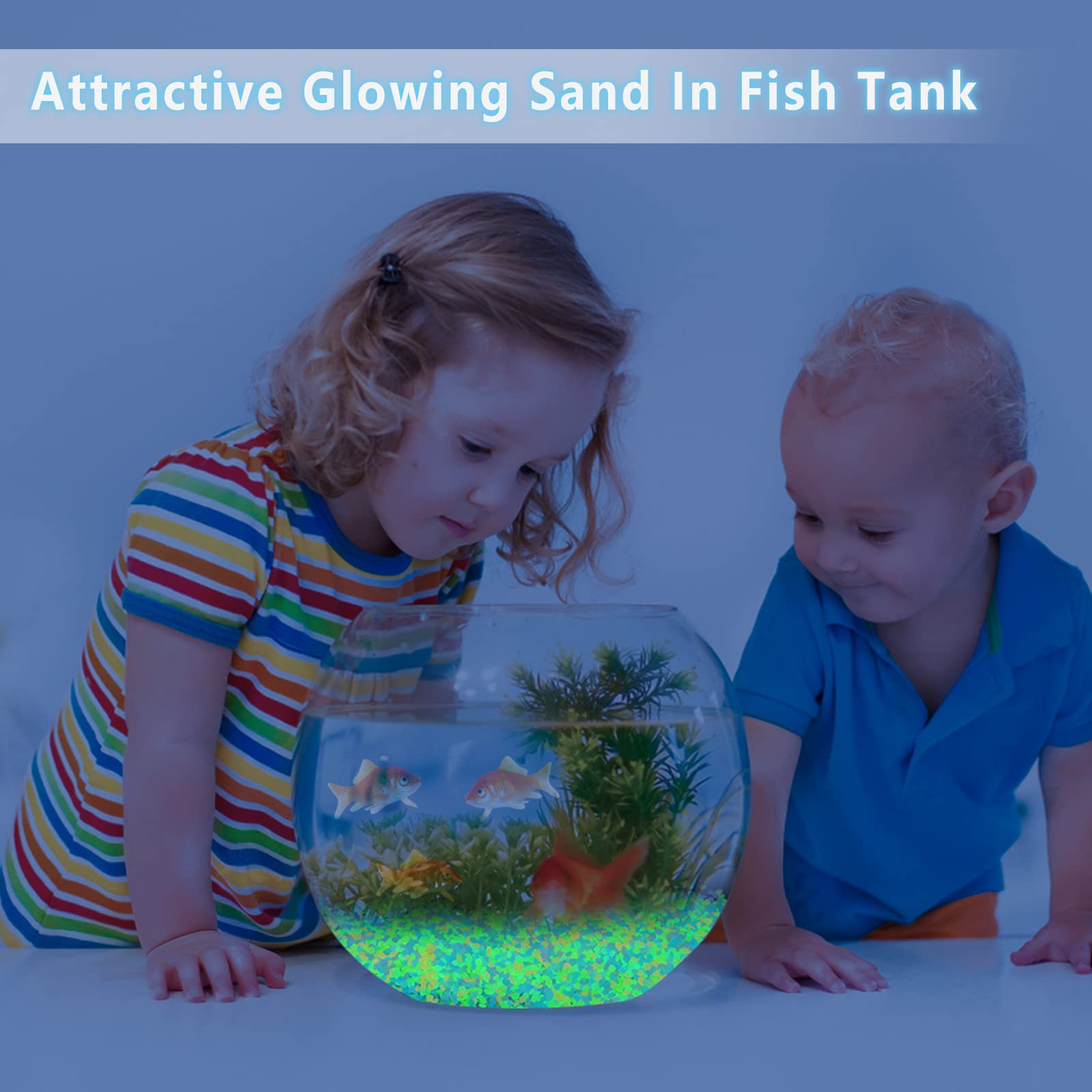 1000Pcs Luminous Sand Glow In  - Aquarium Fish That Glow In The Dark review and price