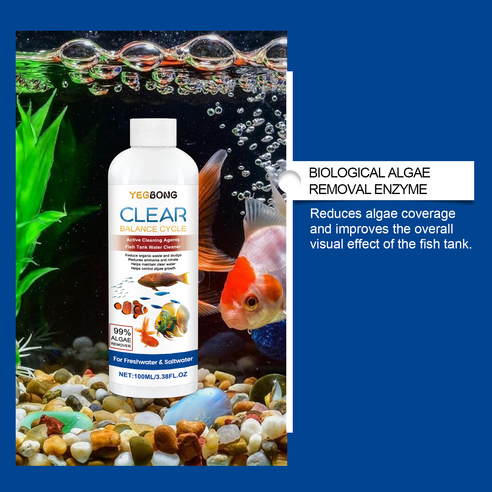 Aquarium Water Clarifier 100ml - Aquarium Fish Care review and price