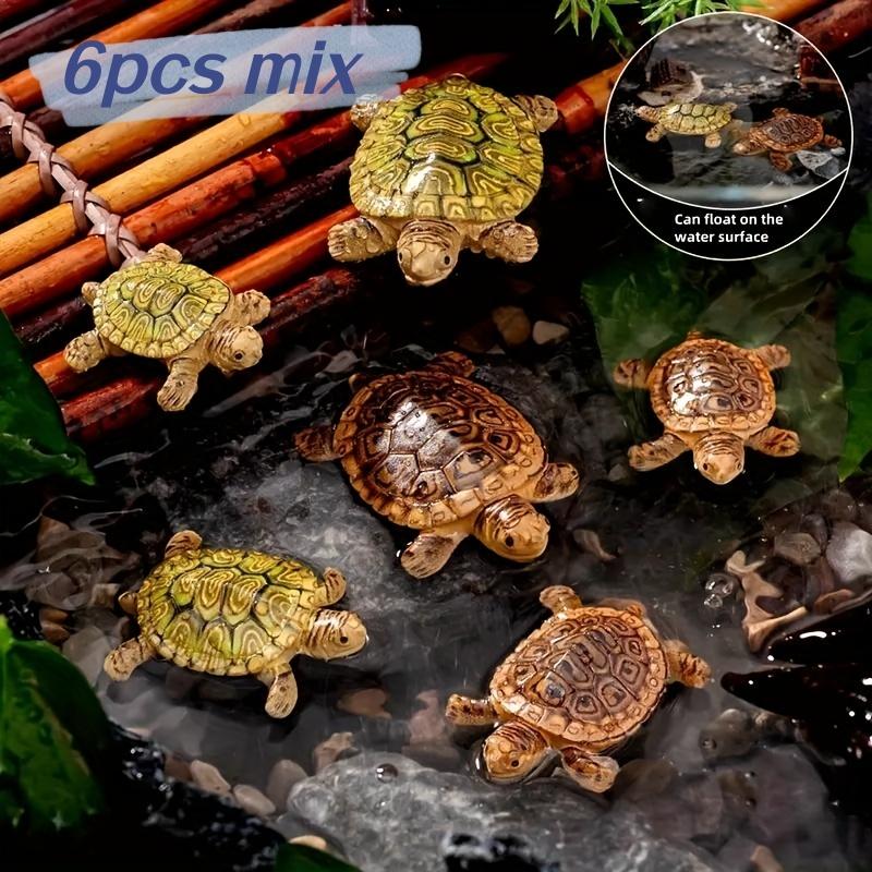 6 Mini Turtle Statues for Aqua - Aquarium Fish Small review and price