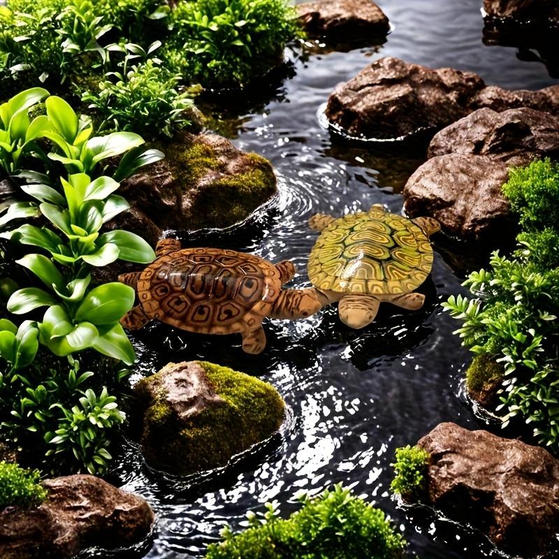 6 Mini Turtle Statues for Aqua - Aquarium Fish Small review and price