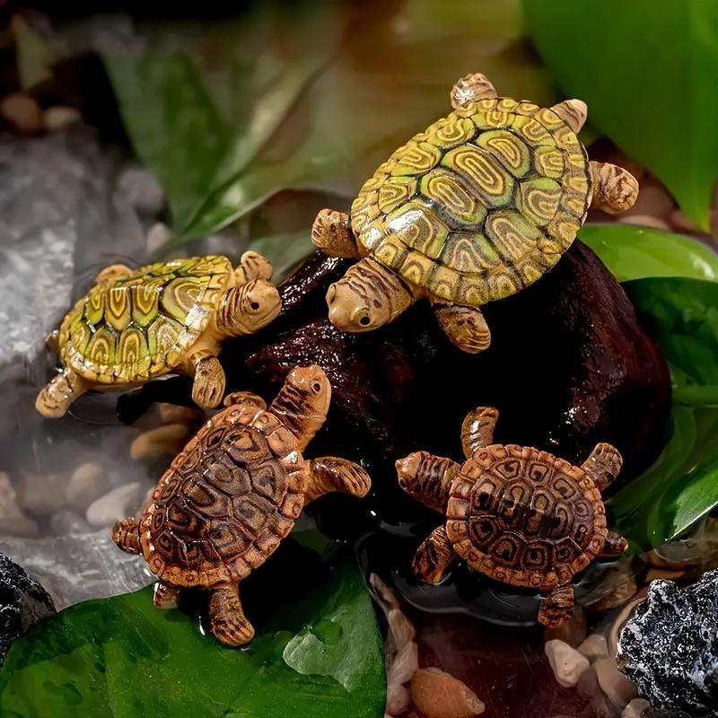 6 Mini Turtle Statues for Aqua - Aquarium Fish Small review and price