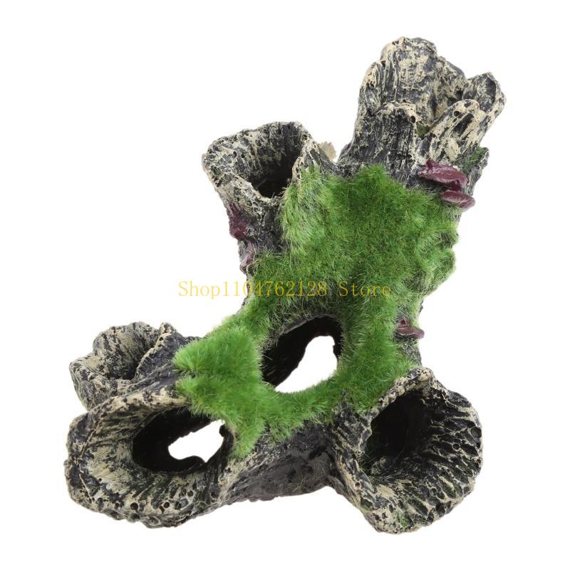 Aquarium Resin Cave Moss Tree  - Aquarium Fish For Sale review and price