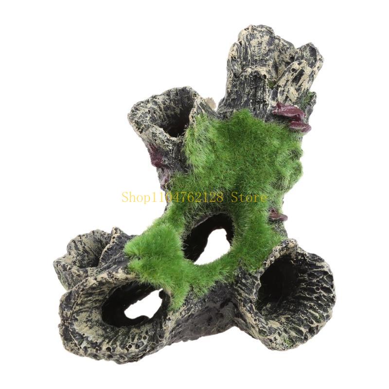 Aquarium Resin Cave Moss Tree  - Aquarium Fish For Sale review and price