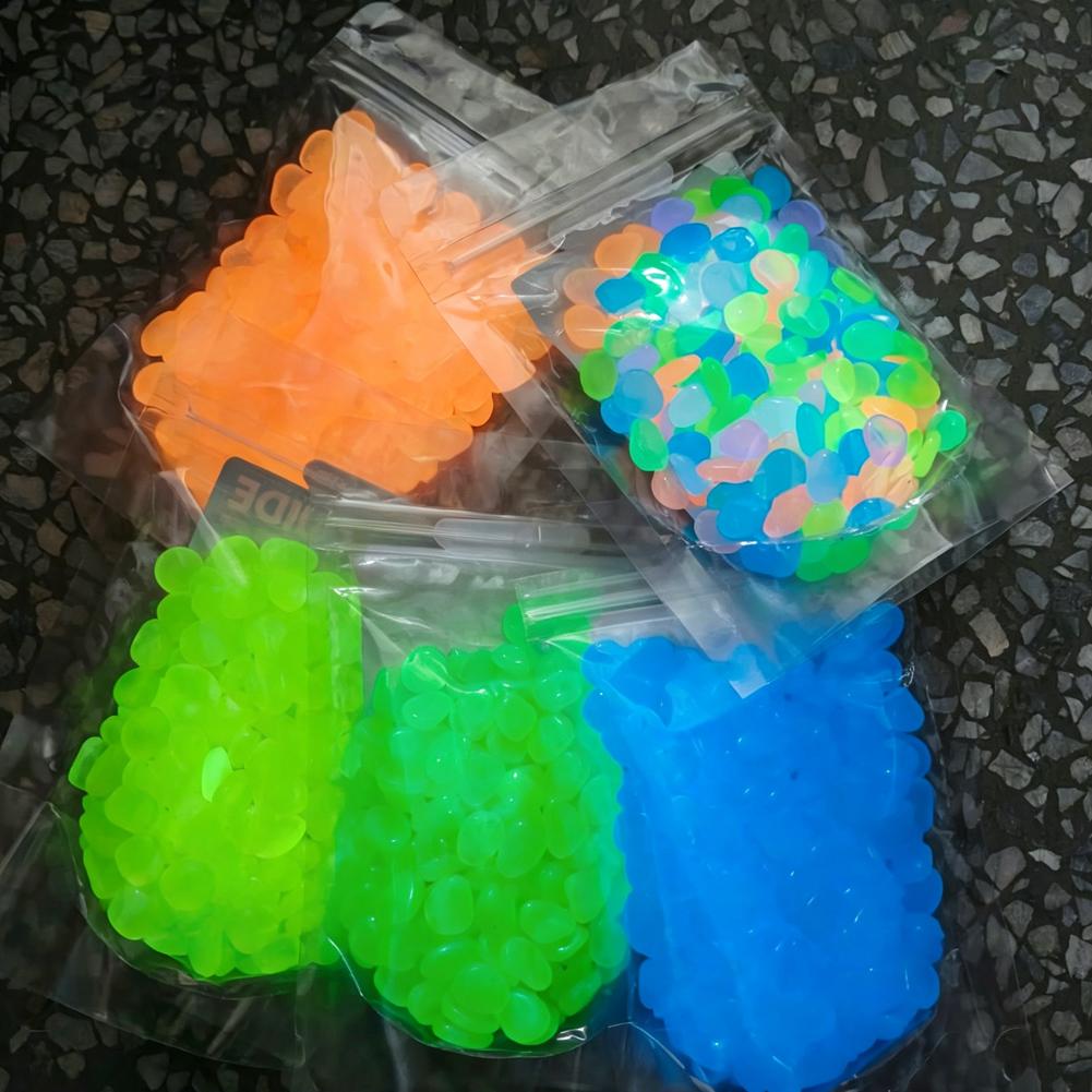 200/1000pcs Luminous Stones Gl - Aquarium Fish That Glow In The Dark review and price