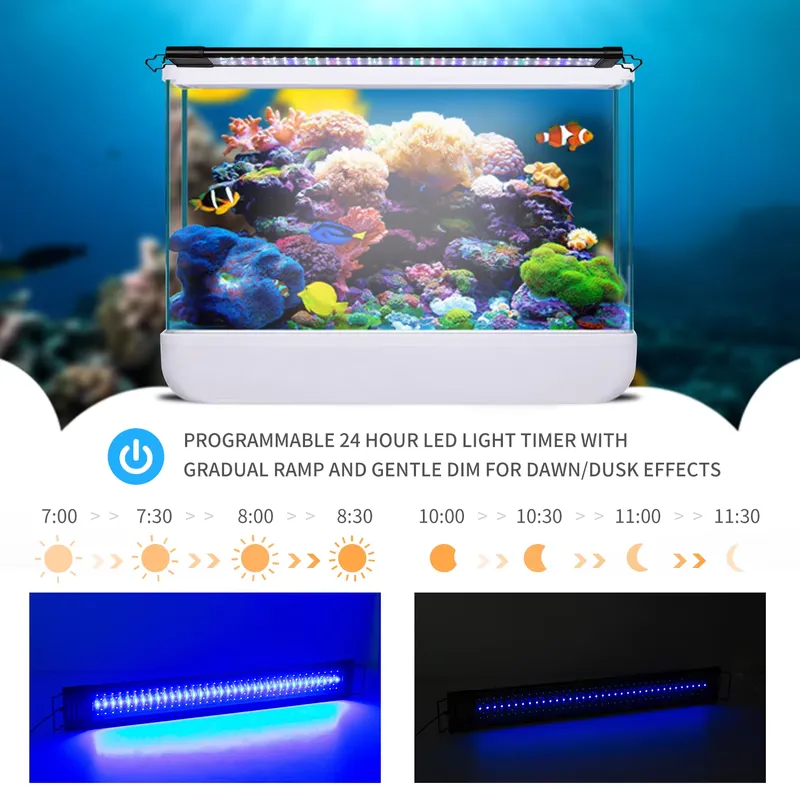 LED Programmable Aquarium Ligh - Aquarium Fish Light review and price