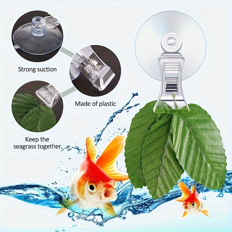 8pcs Fish Seaweed Clip Plant S - Aquarium Fish Food review and price