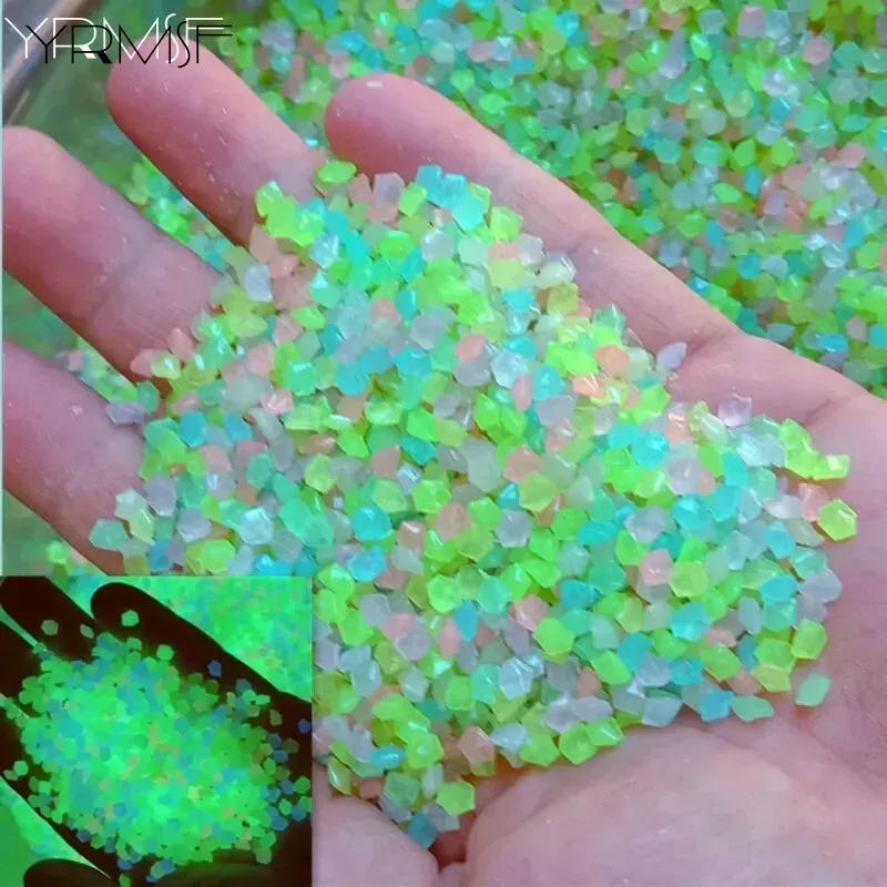 1000pcs 3-5mm Luminous Sand Gl - Aquarium Fish That Glow In The Dark review and price