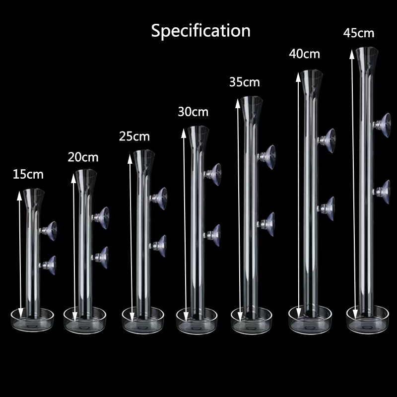Glass Aquarium Feeder Tube Dis - Aquarium Fish Feeder review and price
