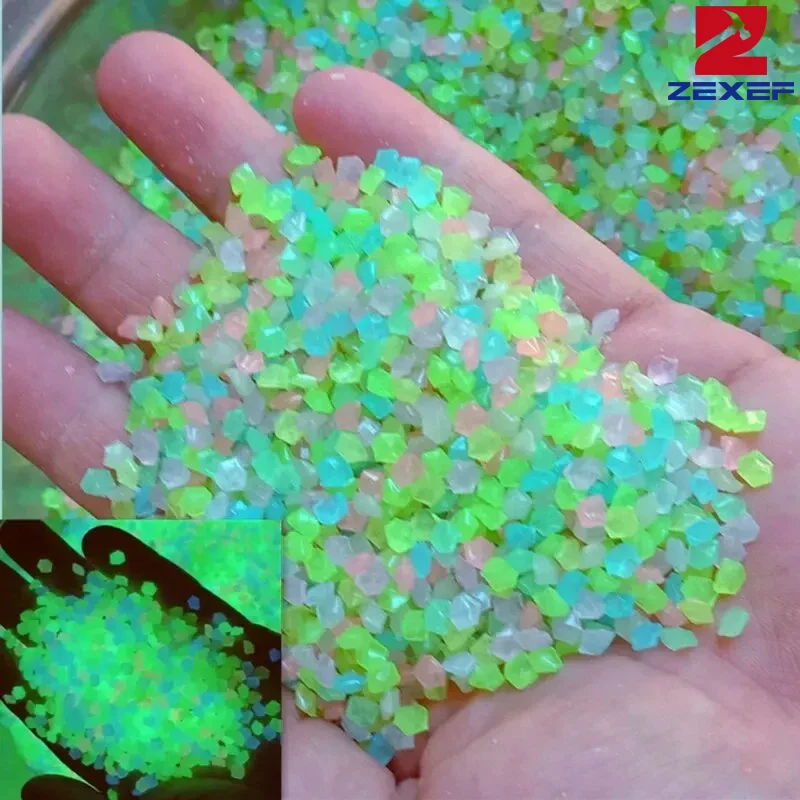 1000pcs 3-5mm Luminous Sand Gl - Aquarium Fish That Glow In The Dark review and price