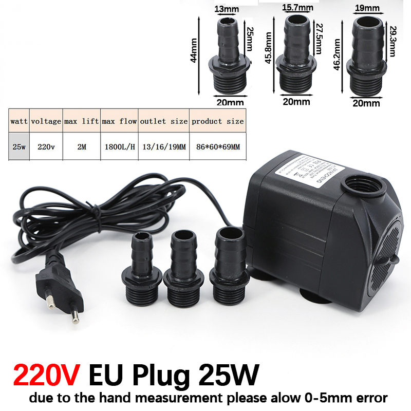 AC 220V 16W 25W Submersible Wa - Aquarium Fish Care review and price