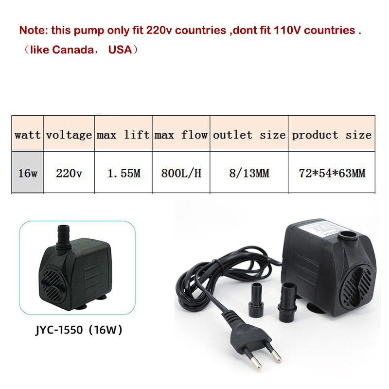 AC 220V 16W 25W Submersible Wa - Aquarium Fish Care review and price