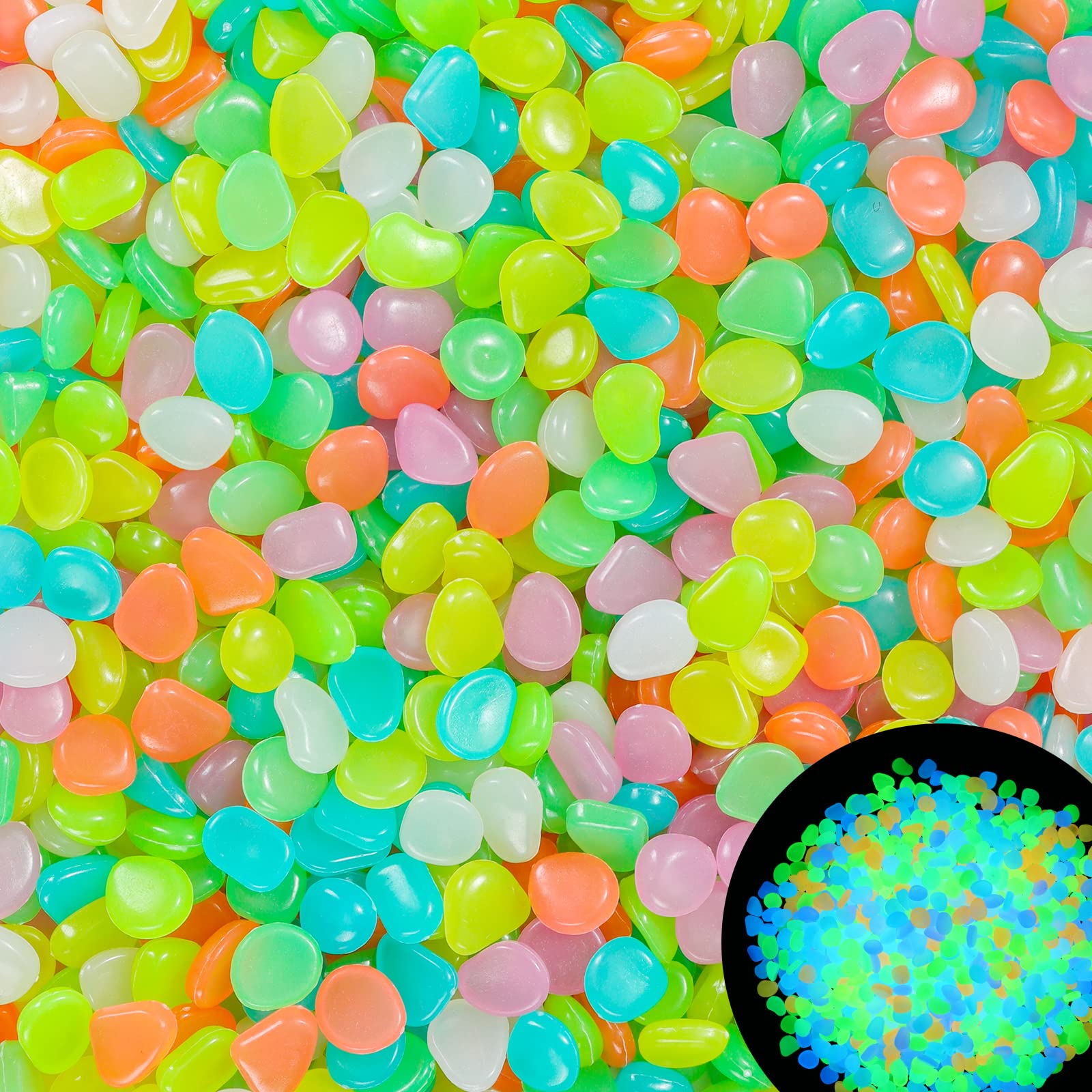 100Pcs Glow in the Dark Garden - Aquarium Fish That Glow In The Dark review and price