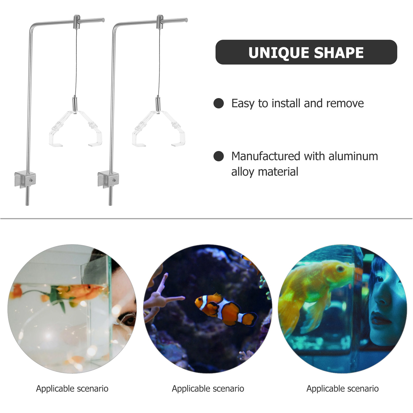 2pcs Aquarium Light Holder Wit - Aquarium Fish Light review and price