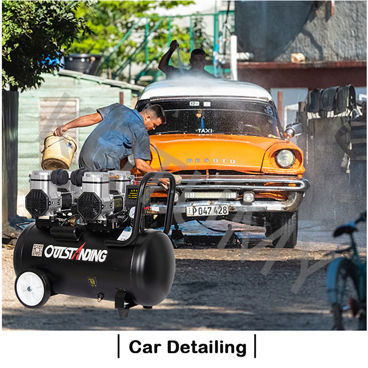 220V Small Air Compressor Oil- - Air Pump Silent review and price