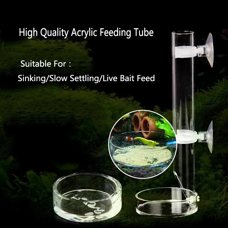 1Pcs Acrylic Aquarium Feeder T - Aquarium Fish Feeder review and price