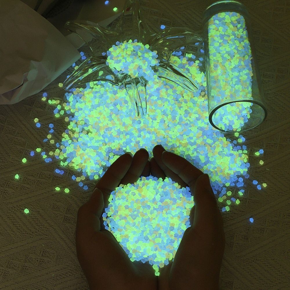 1000pcs 3-5mm Luminous Sand Gl - Aquarium Fish That Glow In The Dark review and price