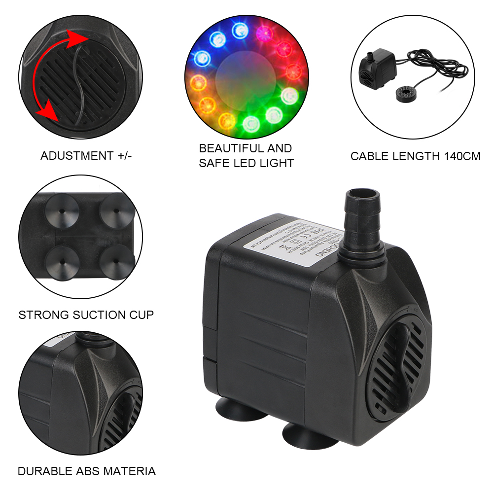 Submersible Fountain Ultra-qui - Aquarium Fish Light review and price